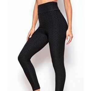 Women’s Leggings SRX ACTIVE High Waist Butt Lifting Plus Size 3X BLACK